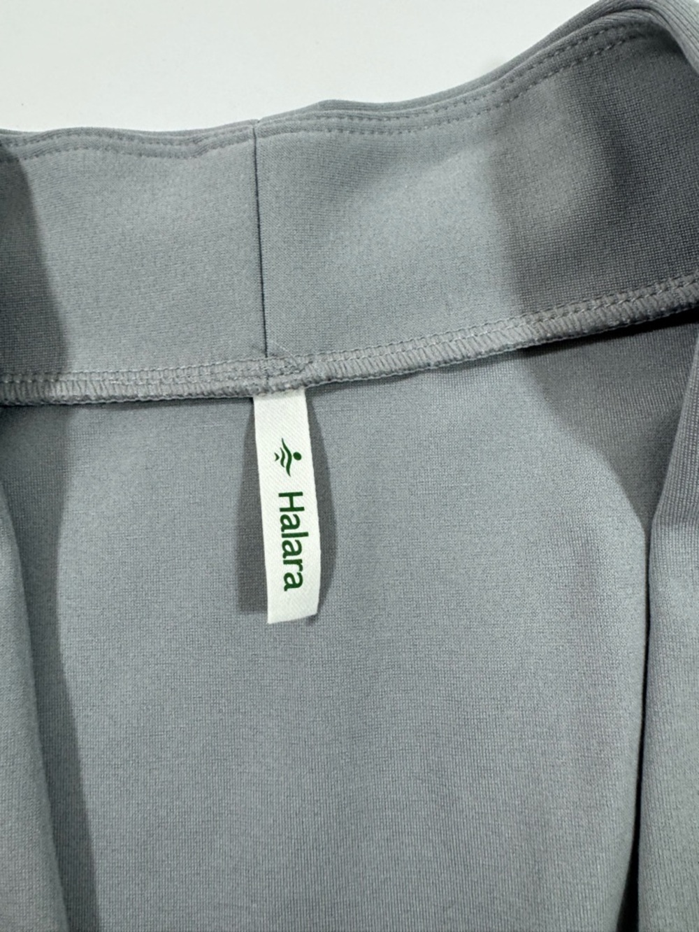 New Halara V Neck Single Button Peplum Jacket Earthy Grey - Picture 6 of 8